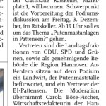 HAZ LZ 18.11.2010 BI BEREITET EINE DISKUSSION VOR